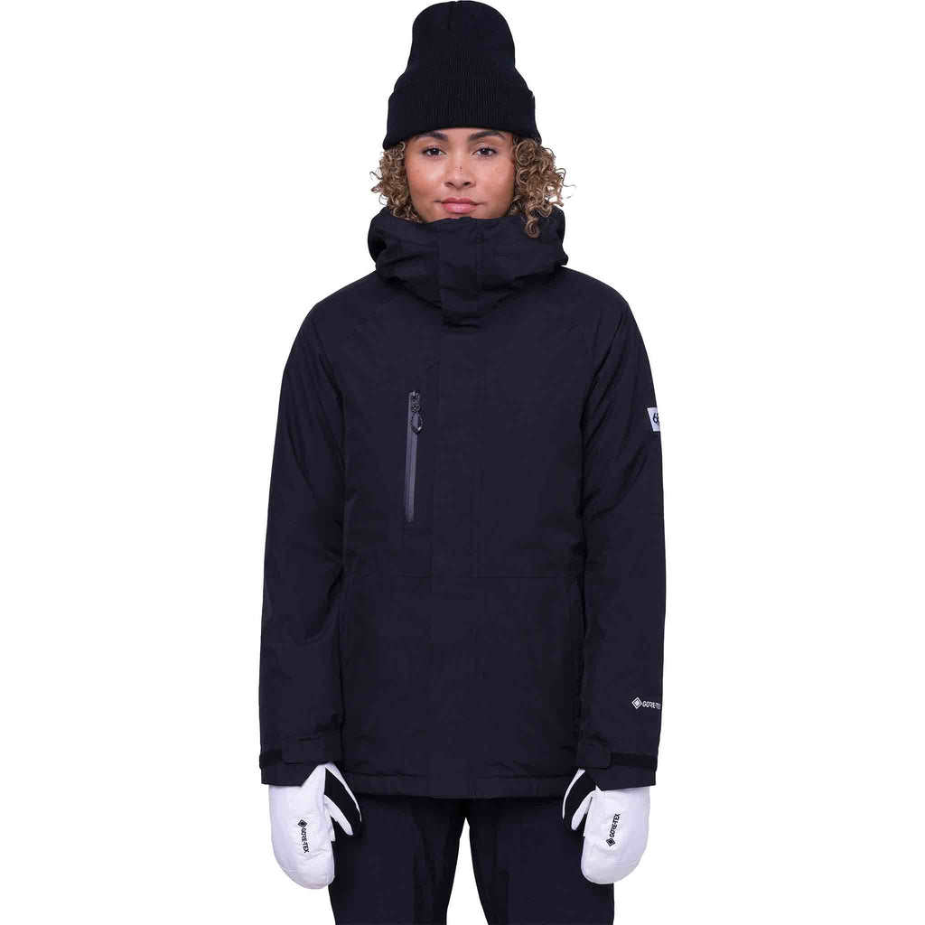 686 Womens Gore-Tex Willow Insulated Jacket Black Womens Snowboard Jacket