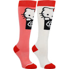 686 Womens Hello Kitty Sock Red White (3 Pack) 2025 Socks