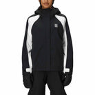 686 Womens Hologram Shell Jacket Black Colorblock 2026 Womens Snowboard Jacket