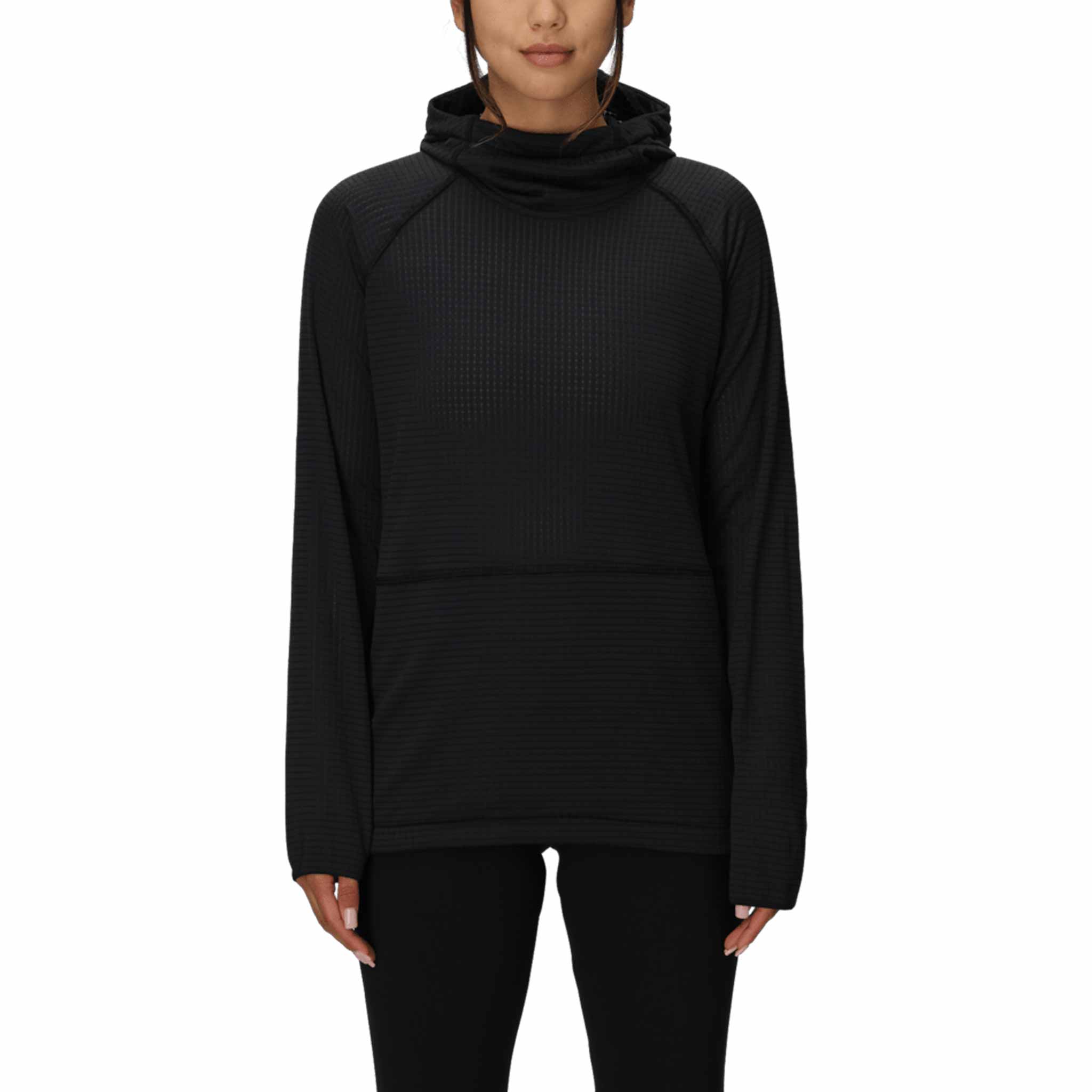 686 Womens Mission Grid Hoody Black 2026 Sweatshirts