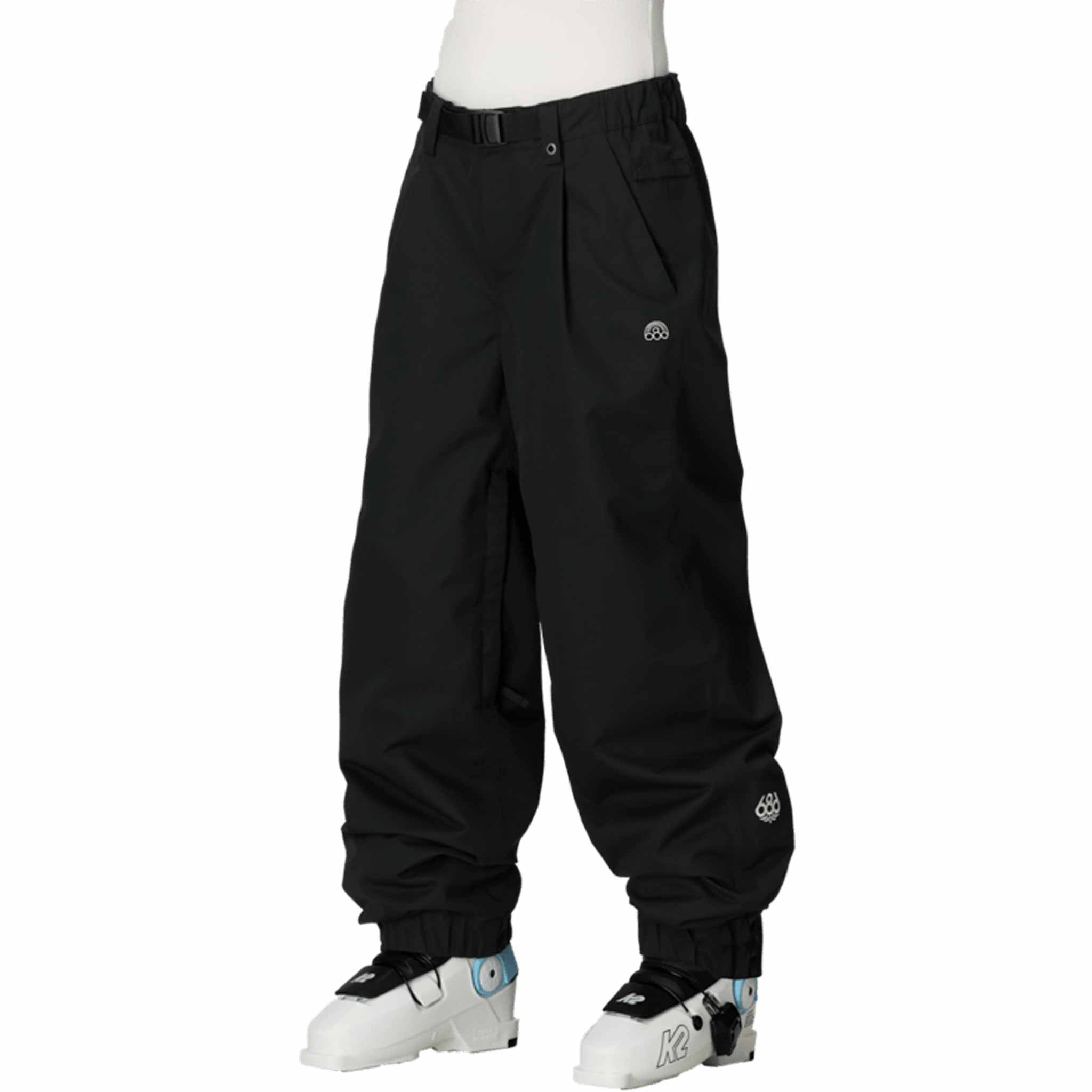 686 Womens Outline Shell Pant Black 2026 Womens Snowboard Pants