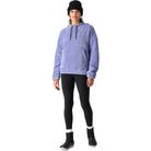 686 Womens Sherpa Hoody Purple Impression 2025 Womens Thermal