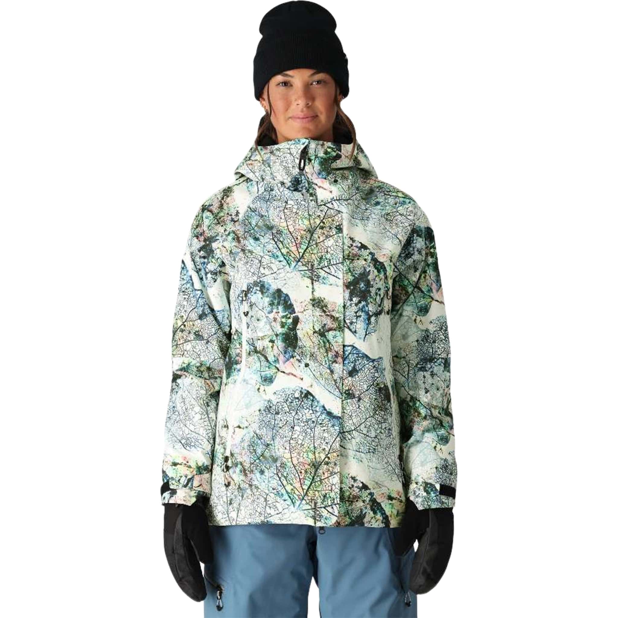 686 Womens Whisper Insulated Jacket White XRay Womens Snowboard Jacket
