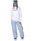 686 X Hello Kitty Women's Bonded Fleece Pullover Hoody White Red 2027 Sweatshirts