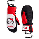686 X Hello Kitty Women's Revel Mitt Red White 2027 Gloves & Mitts