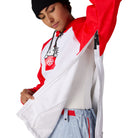 686 X Hello Kitty Women's Waterproof Hoody White Red 2027 Womens Snowboard Jackets