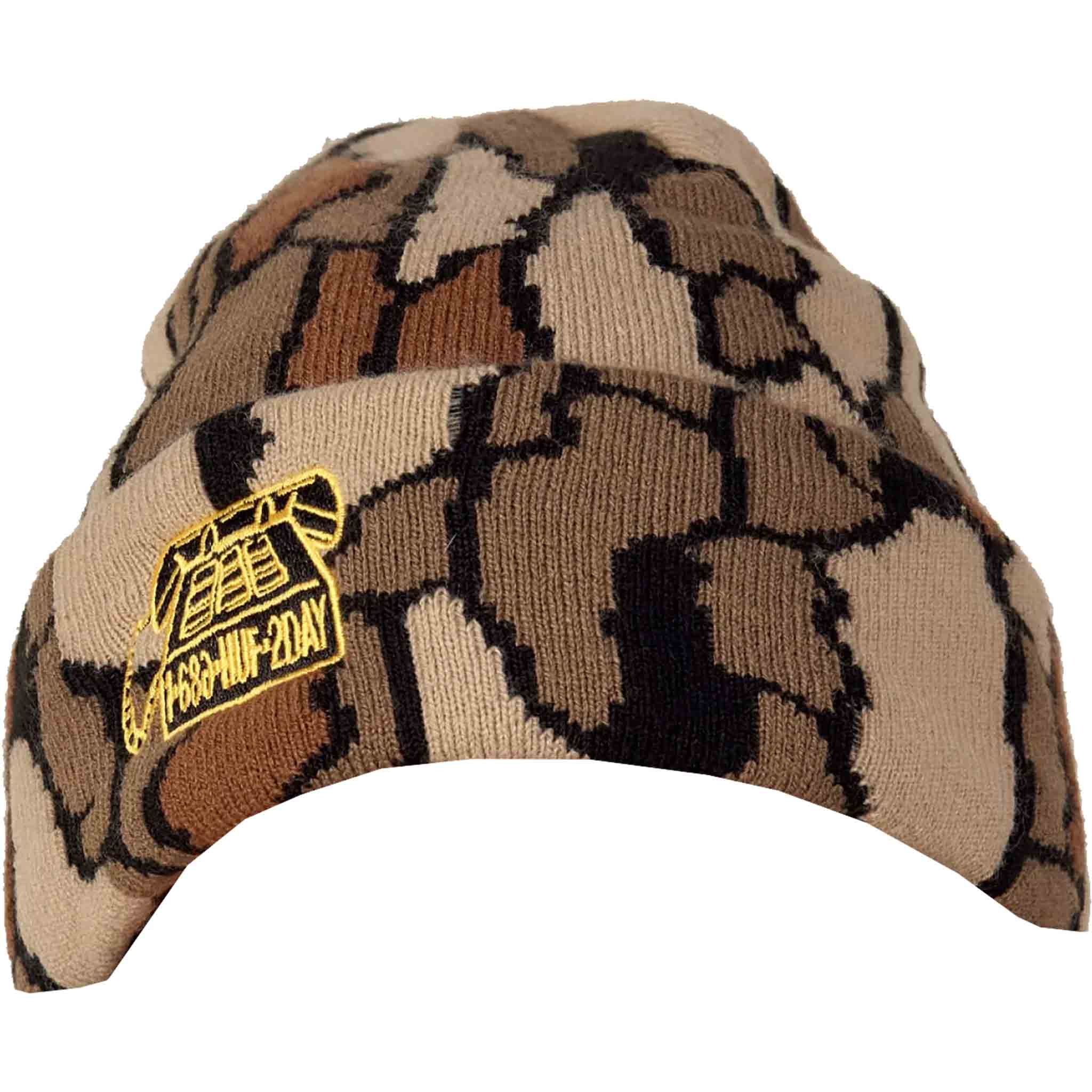 686 X HUF Beanie Bark Print Beanie