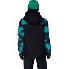 686 Youth Gateway Insulated Jacket Deep Green Dark Skies Colorblock 2027 Youth Jackets