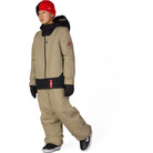 686 Youth Gateway Insulated Jacket Khaki Colorblock 2027 Youth Jackets