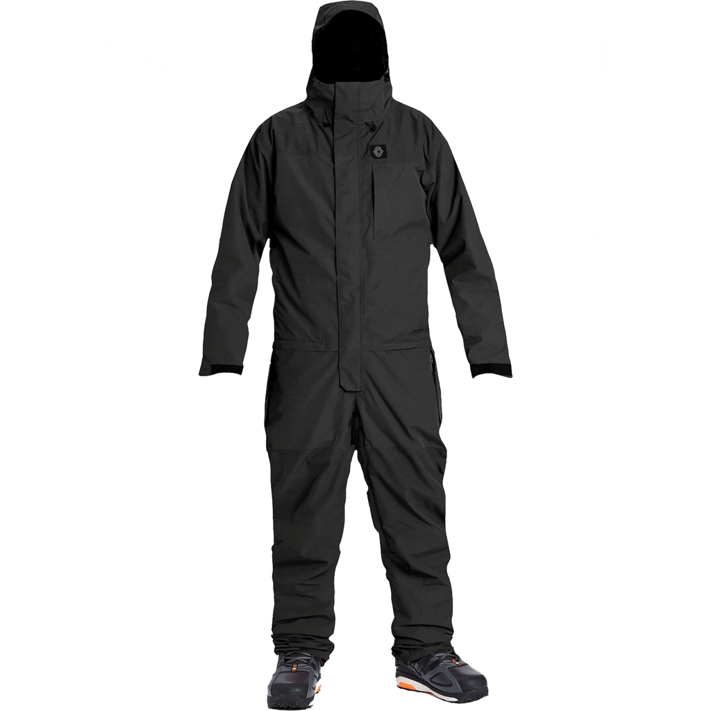 Airblaster Beast Suit Black Mens Snowboard Coat