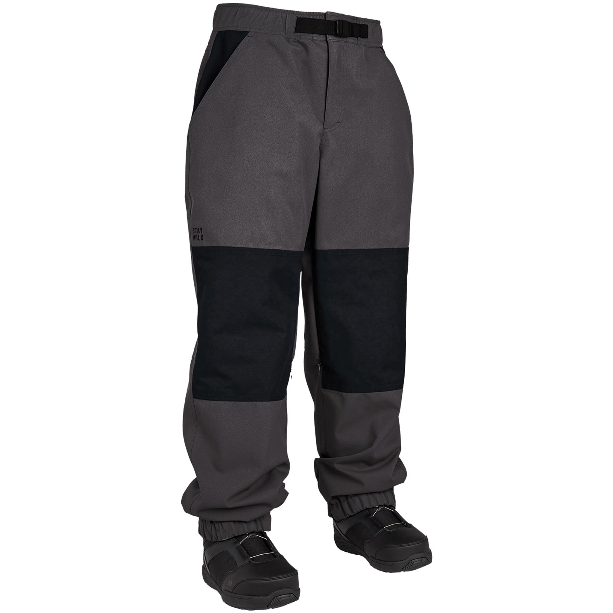 Airblaster Elastic Boss Pant Vintage Black 2025 Mens Snowboard Pants