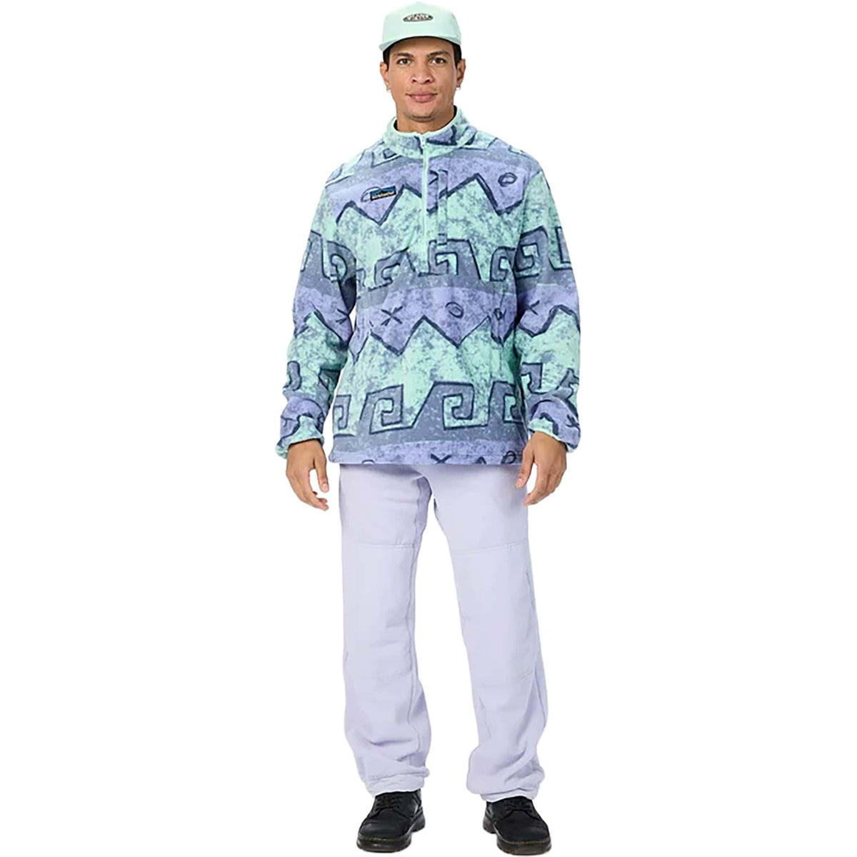 Airblaster Fleece Half Zip Dawn Wave 2027 Mens Thermal