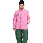 Airblaster Fleece Shacket Pink 2026 Womens Thermal