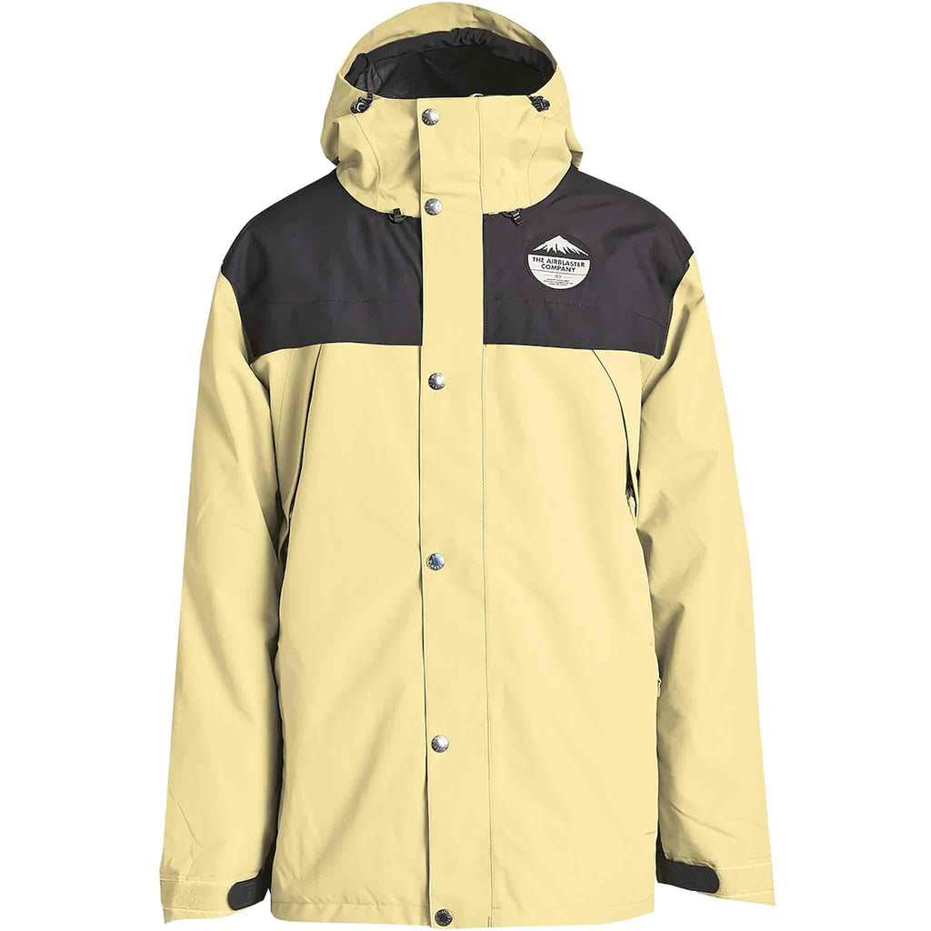 Airblaster Guide Shell Jacket Custard Mens Snowboard Coat