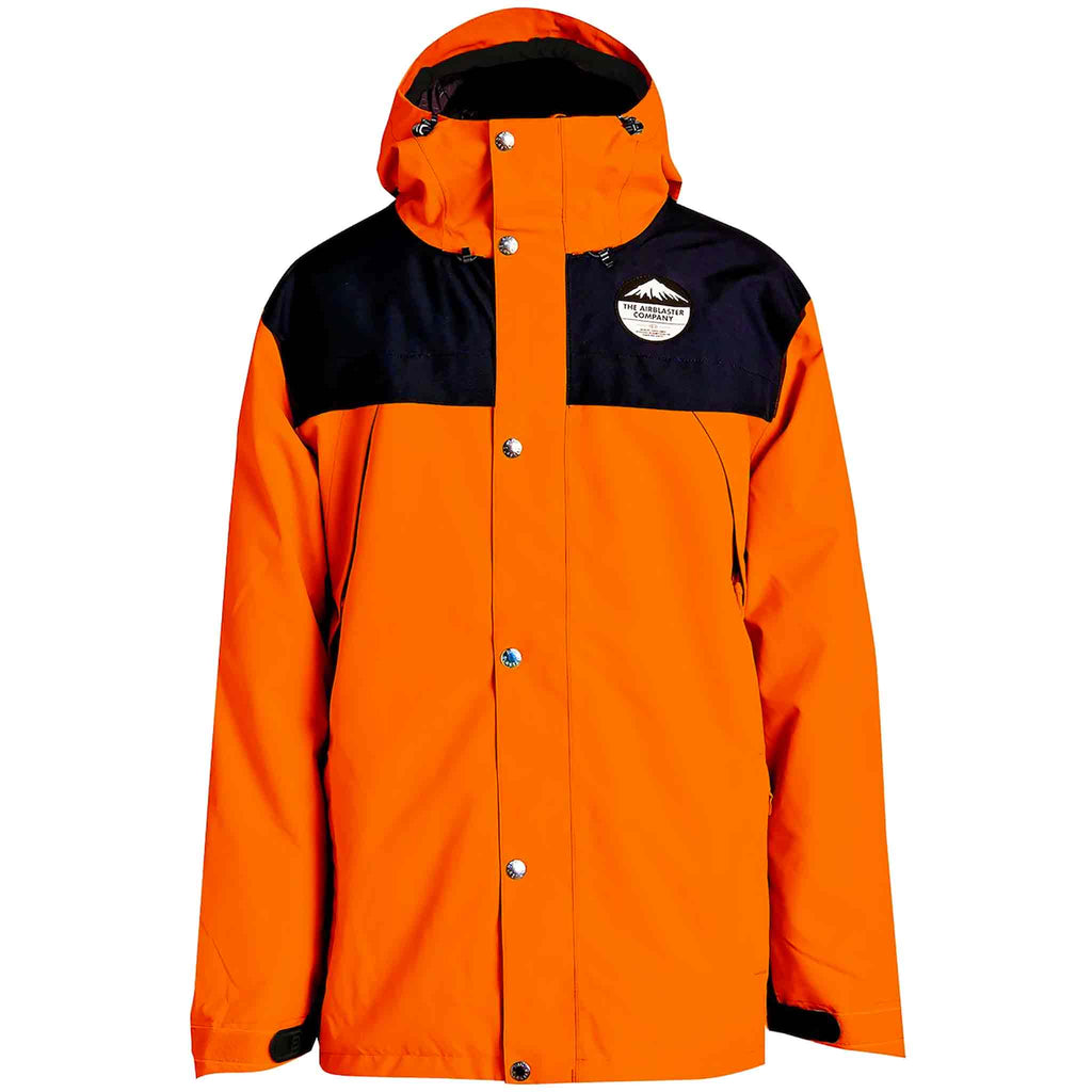 Airblaster Guide Shell Jacket Orange Mens Snowboard Coat