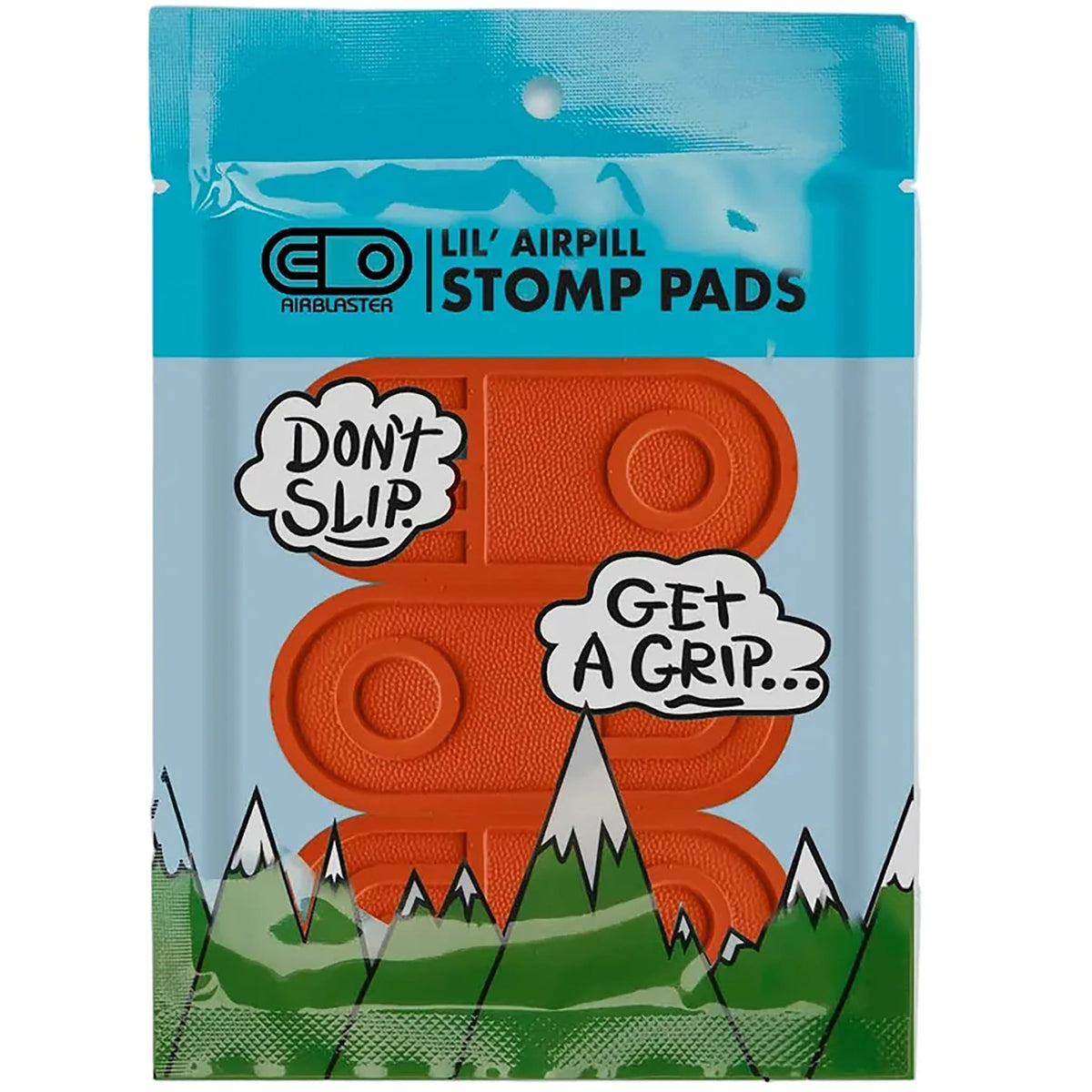 Airblaster Lil Airpills Stomp Pads Orange 2027 Stomp Pads