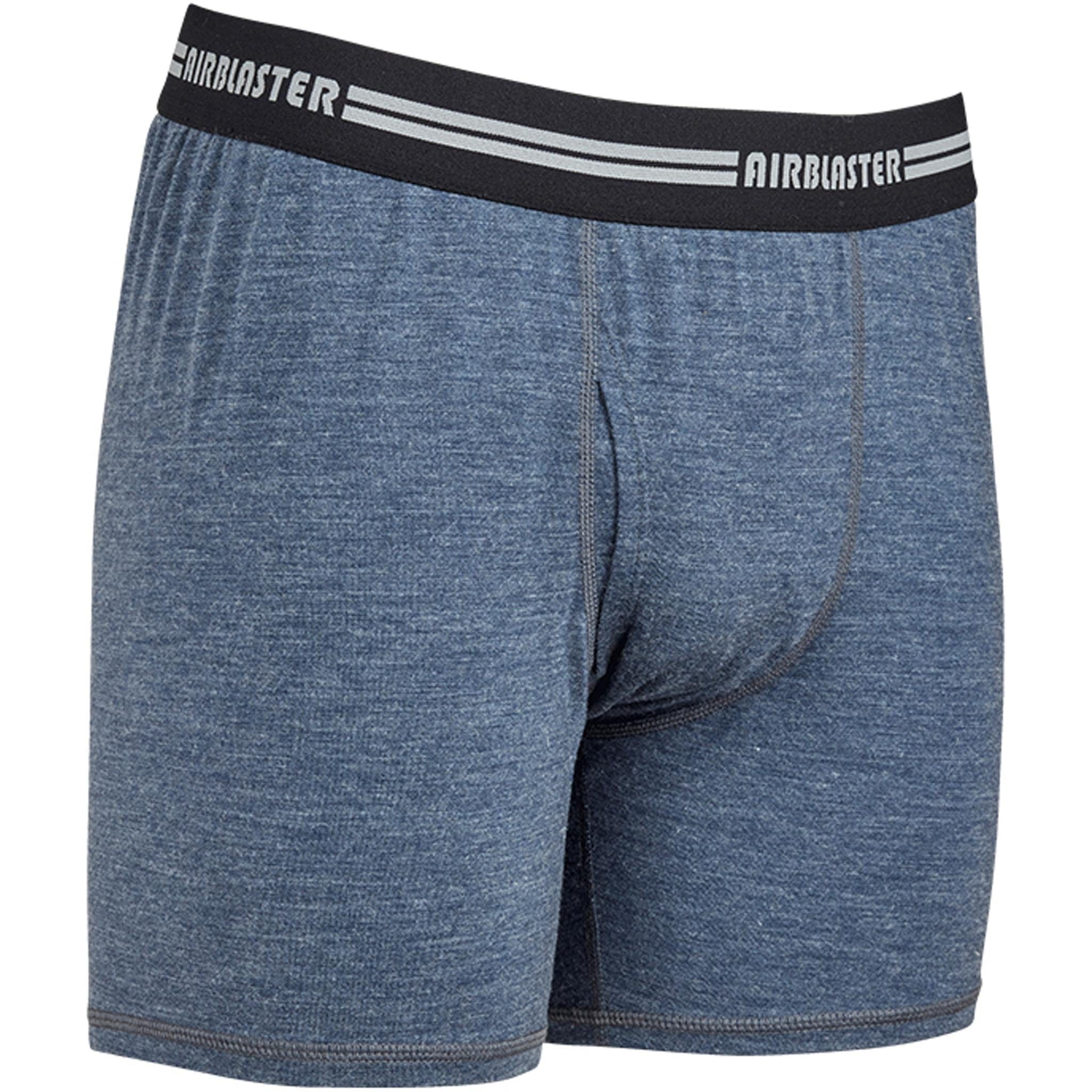 Airblaster Mens Merino Boxer Brief Thunder Mens Thermal