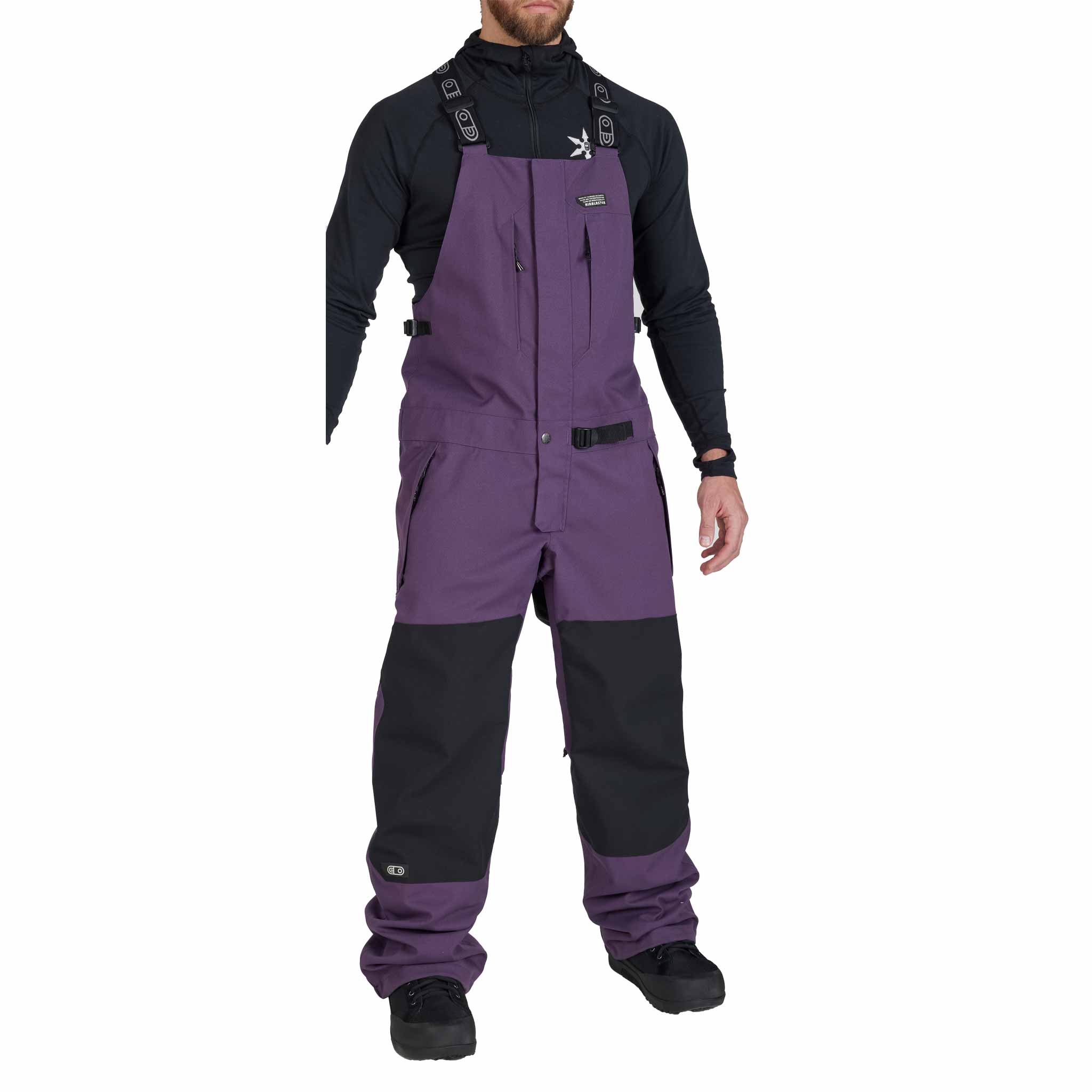 Airblaster Stretch Krill Bib Shade Mens Snowboard Pants