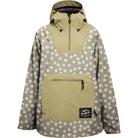 Airblaster Women's Freedom Pullover Tan Daisy 2024 Womens Snowboard Jackets