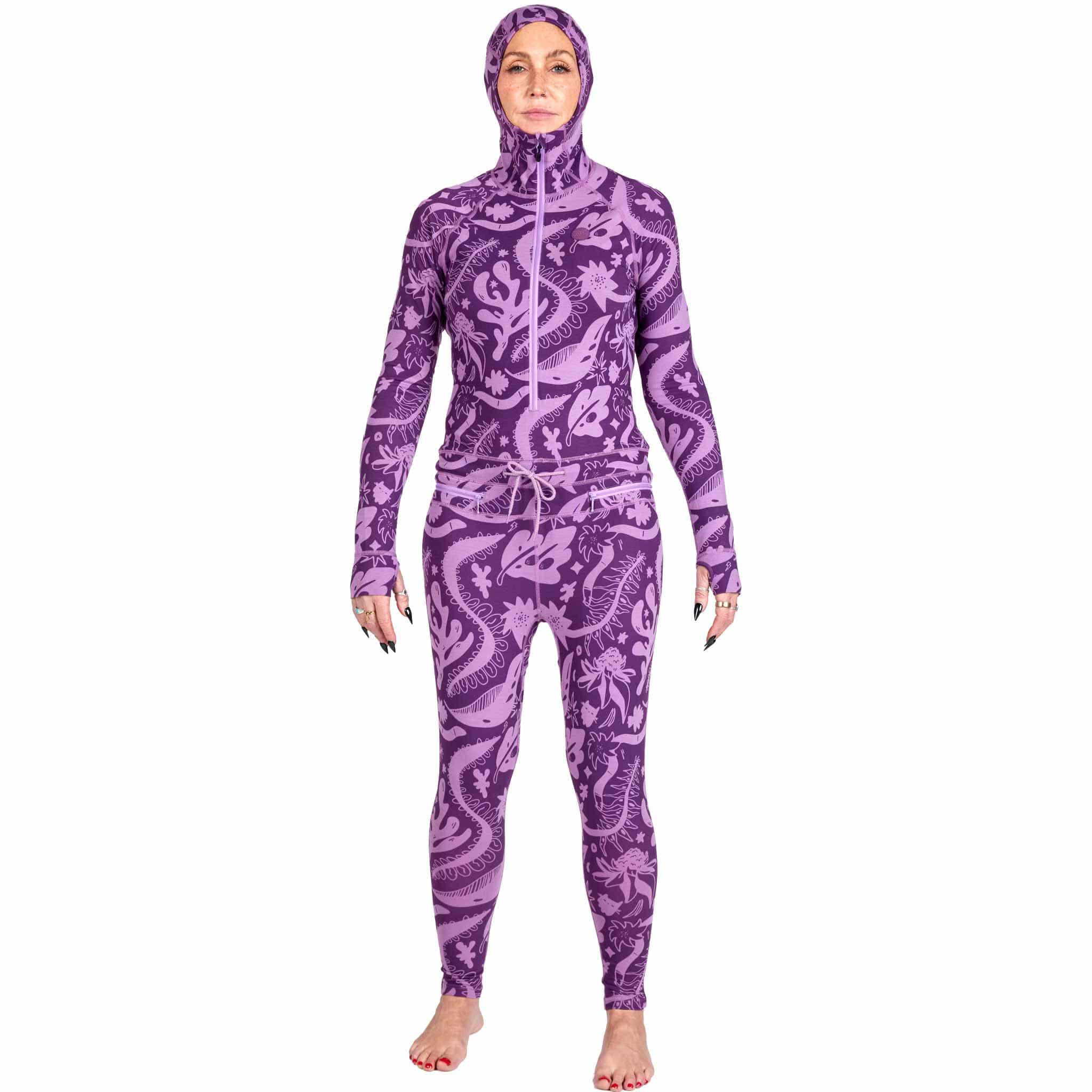 Airblaster Womens Classic Ninja Suit Blackberry Earth Life 2026 Womens Thermal