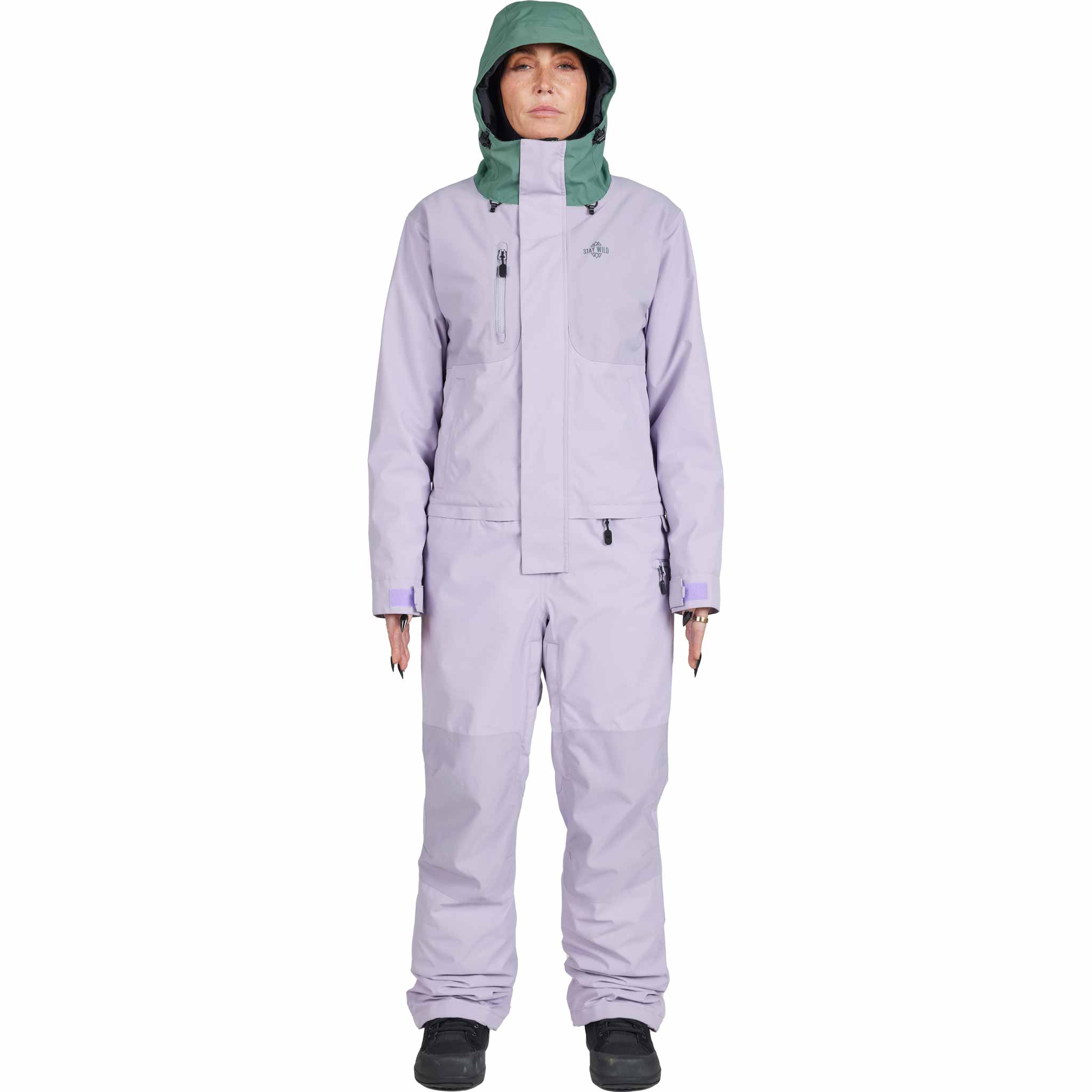 Airblaster Womens Sassy Beast Suit Lavender 2026 Womens Snowboard Jacket