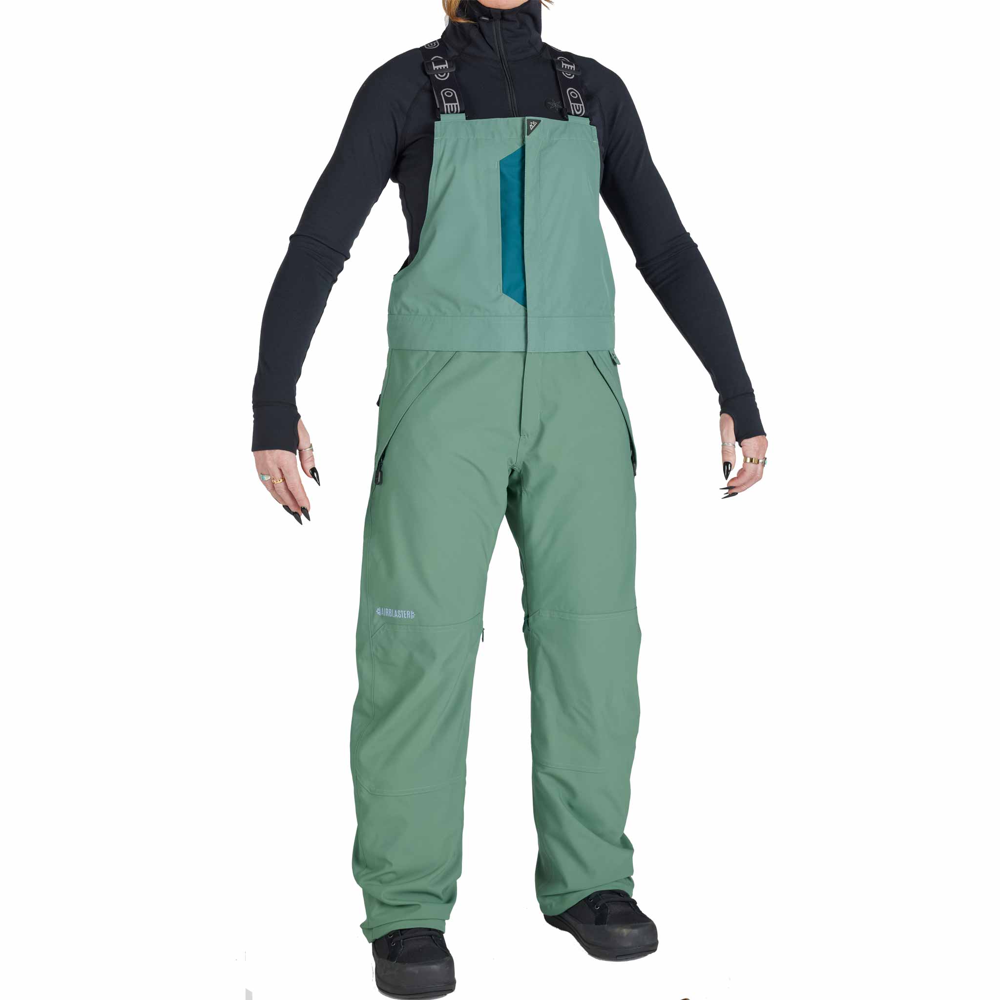 Airblaster Womens Sassy Hot Bib Mallard Womens Snowboard Pants