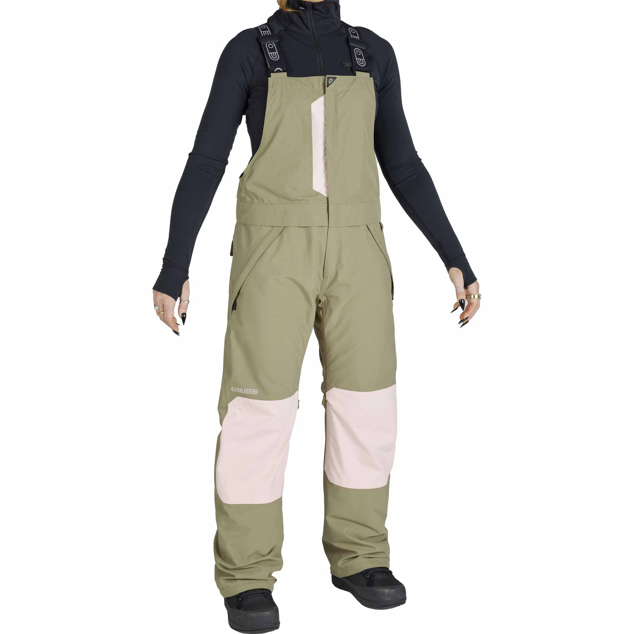 Airblaster Womens Sassy Hot Bib Shroom 2026 Womens Snowboard Pants