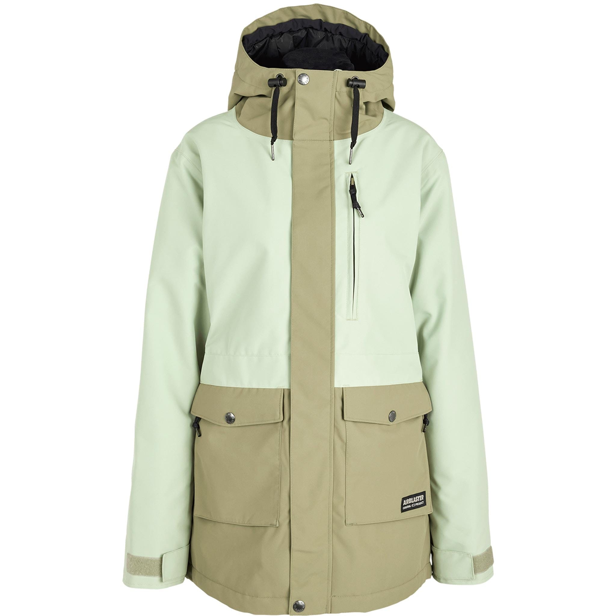 Airblaster Womens Stay Wild Parka Matcha Womens Snowboard Jacket