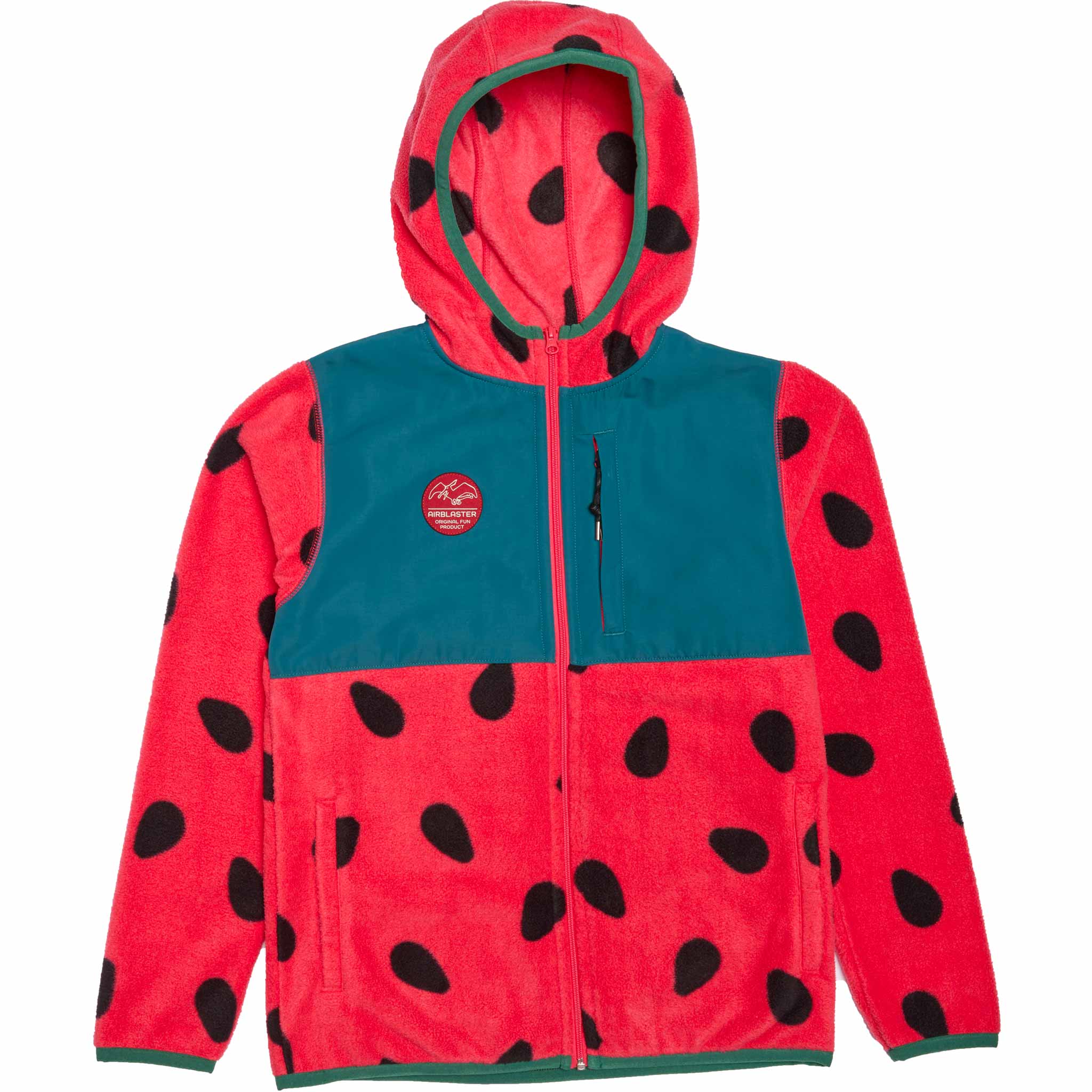 Airblaster Youth Fleece Jacket Watermelon 2026 Youth Jackets