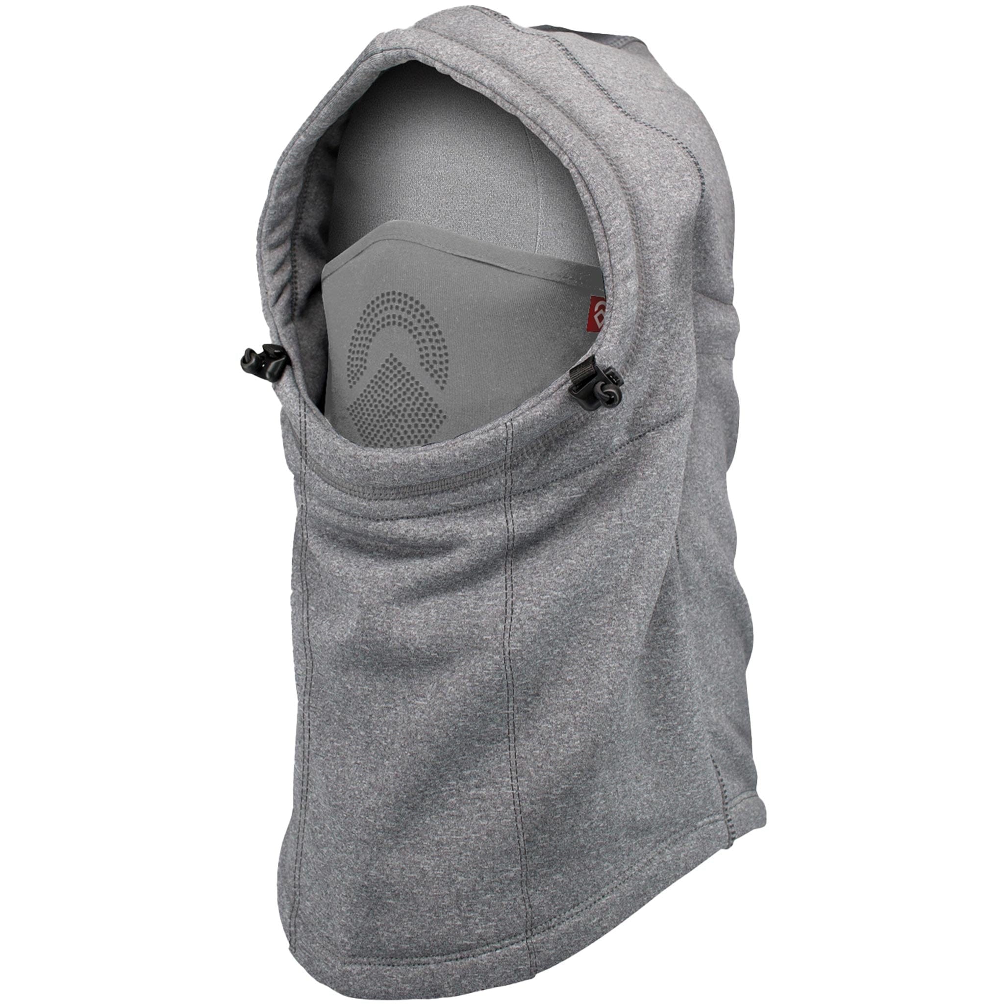 Airhole Polarfleece Airhood Heather Grey Facemask