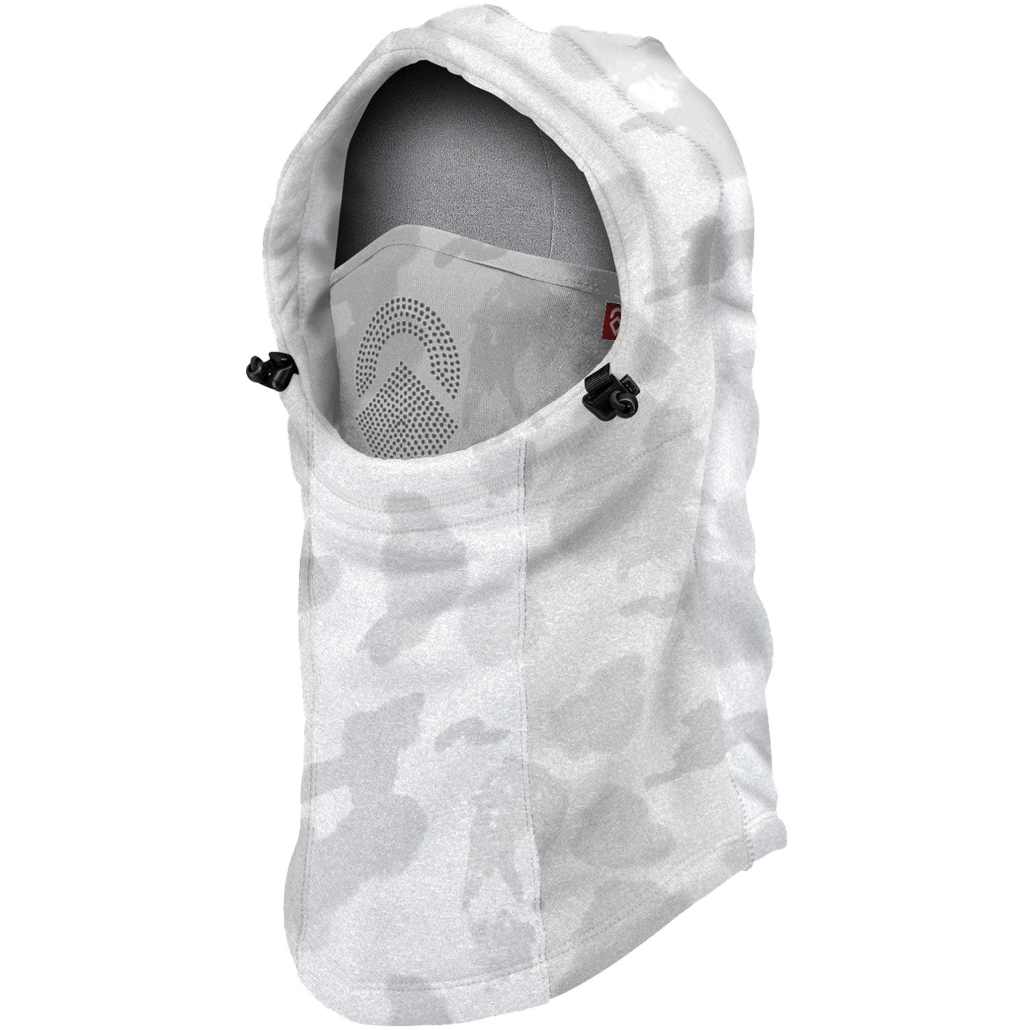 Airhole Polarfleece Airhood White Camo Facemask