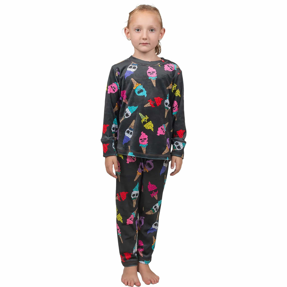 Airhole Youth Thermal Set Milk Fleece Cone Head Youth Thermal