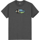 Alien Workshop Alien Oval Tee Smoke Grey T Shirt