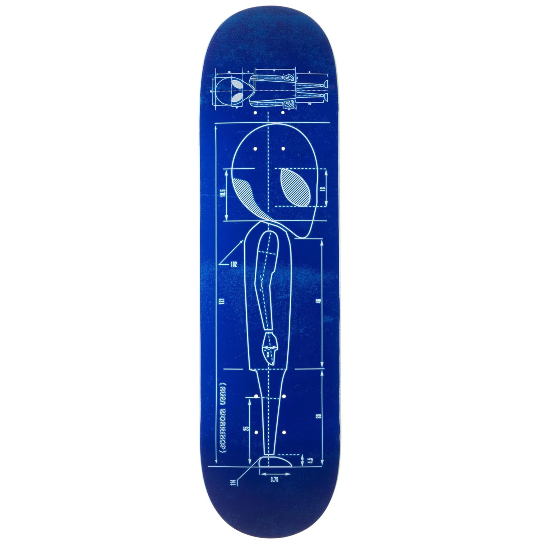 Alien Workshop Blueprint 1 Skateboard Deck 8.375" Skateboard