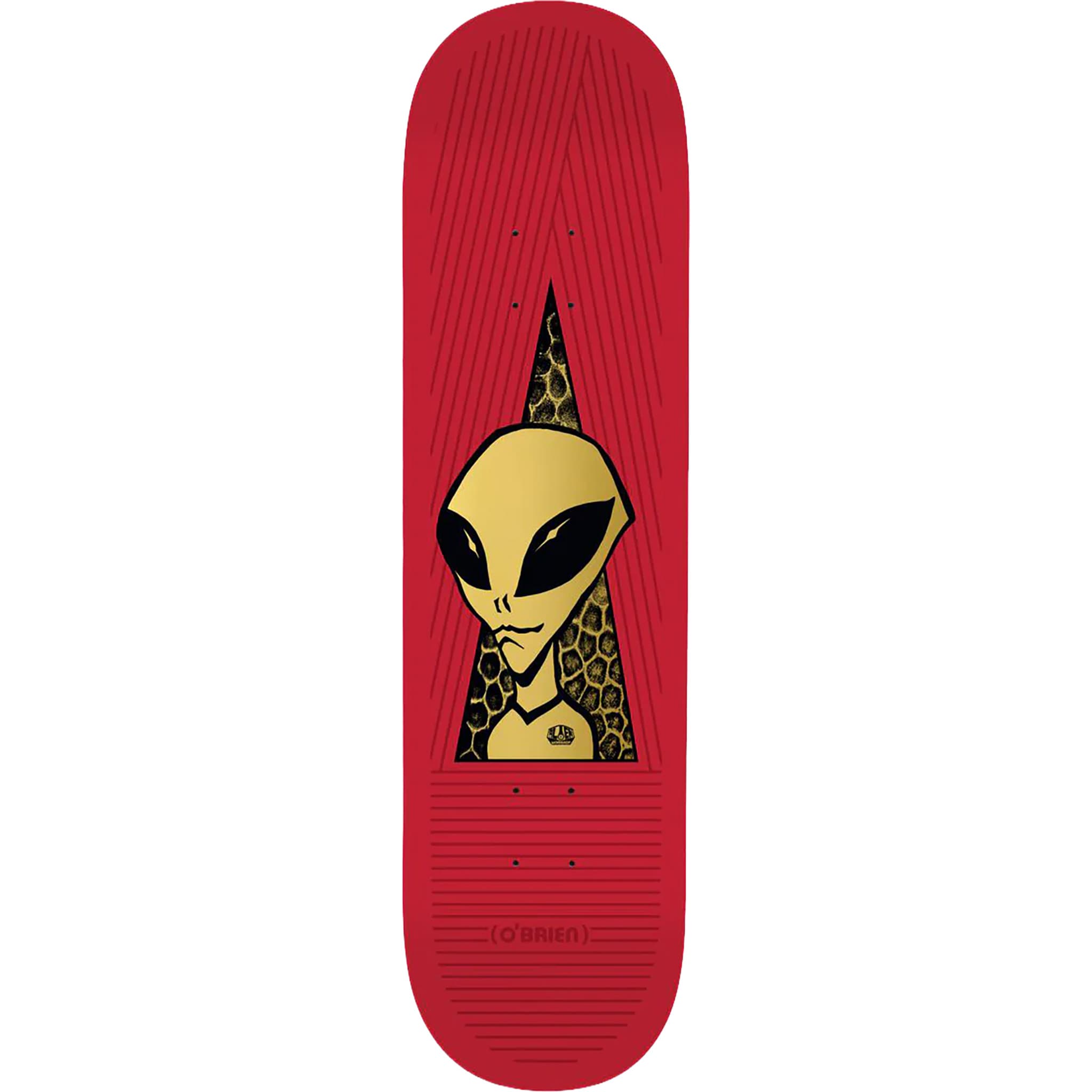 Alien Workshop O'Brien Visitor Gold Skateboard Deck 8.5" Skateboard
