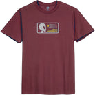 Alien Workshop Strobe Patch Tee Maroon T Shirt