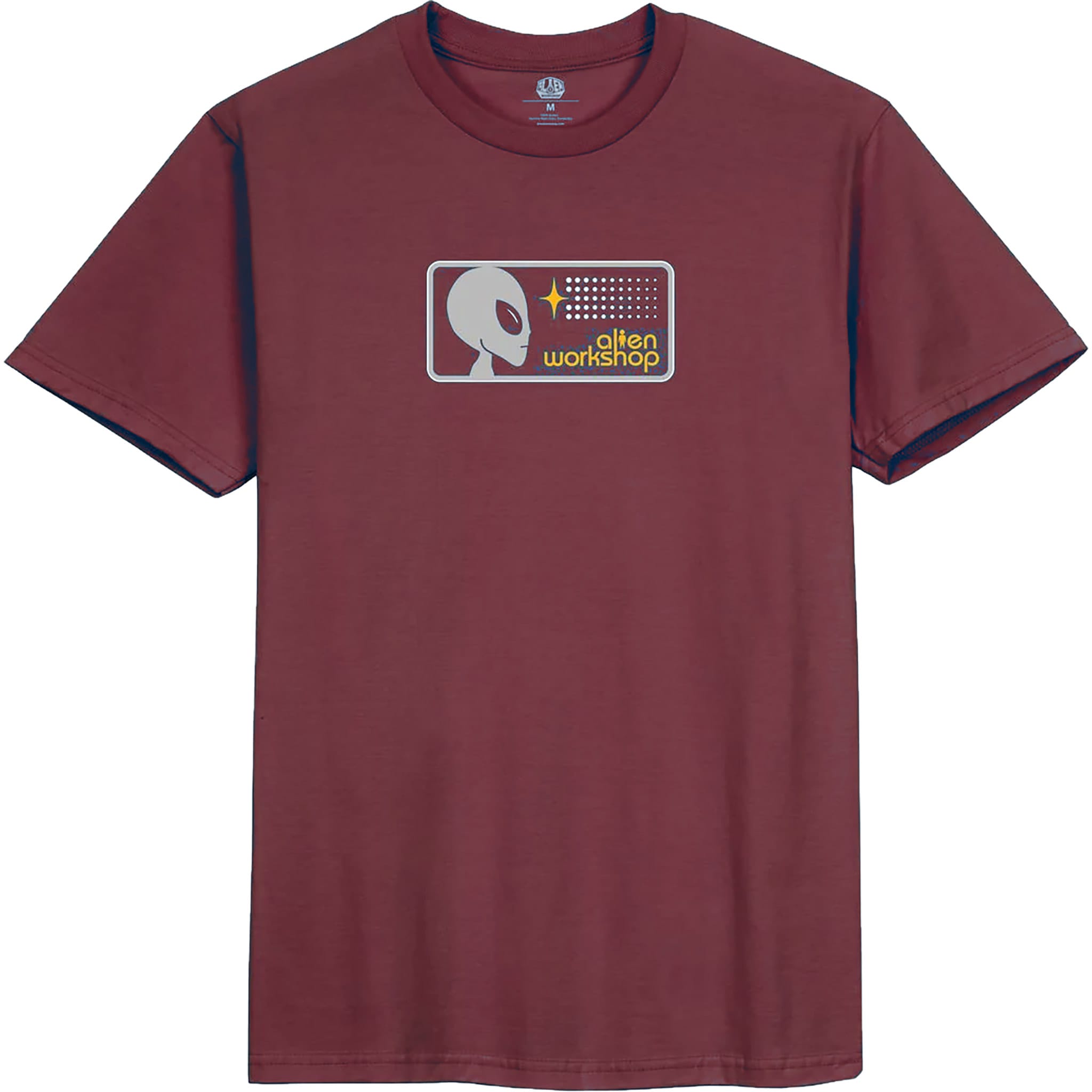 Alien Workshop Strobe Patch Tee Maroon T Shirt