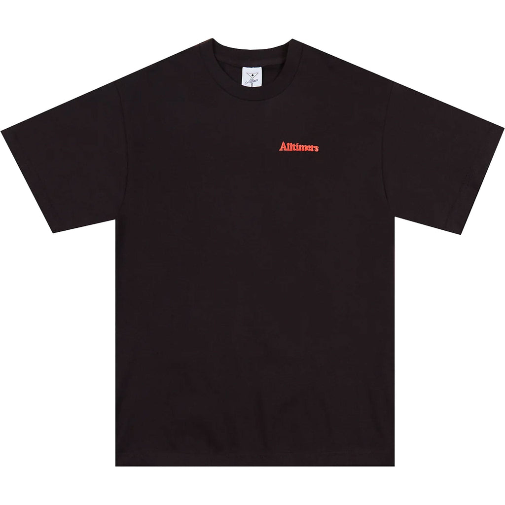 Alltimers Tiny Broadway Embroidered Tee Black T Shirt