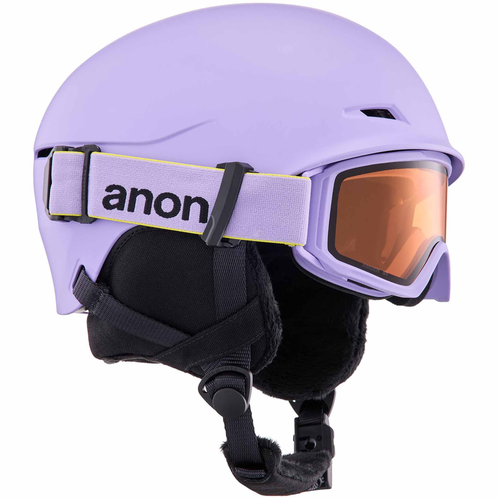 Anon Kids Define Ski & Snowboard Helmet Hyper Lilac 2026 Snowboard Helmet