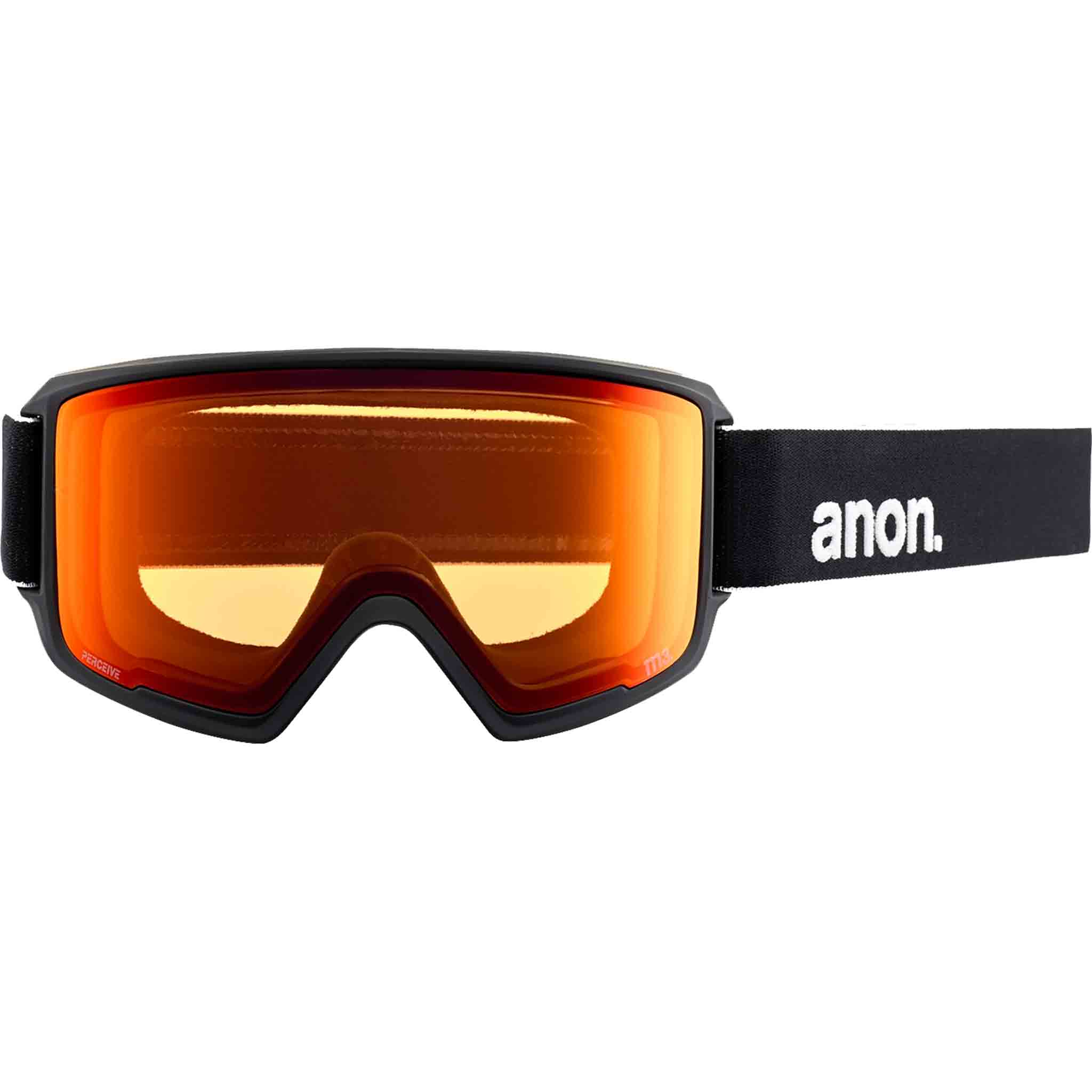 Anon M3 MFI Goggle Black Sunny Red 2025 Goggles