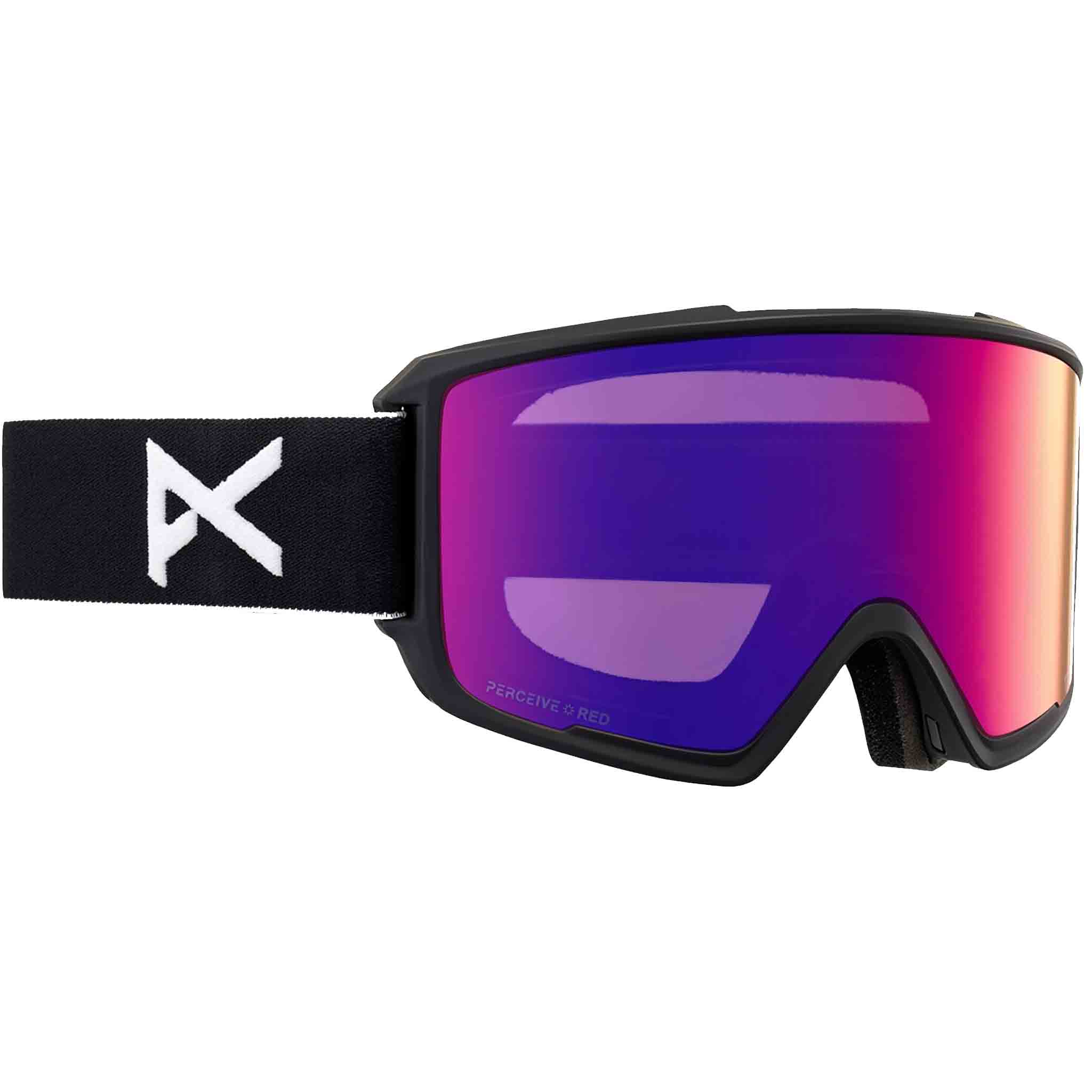 Anon M3 MFI Goggle Black Sunny Red 2025 Goggles