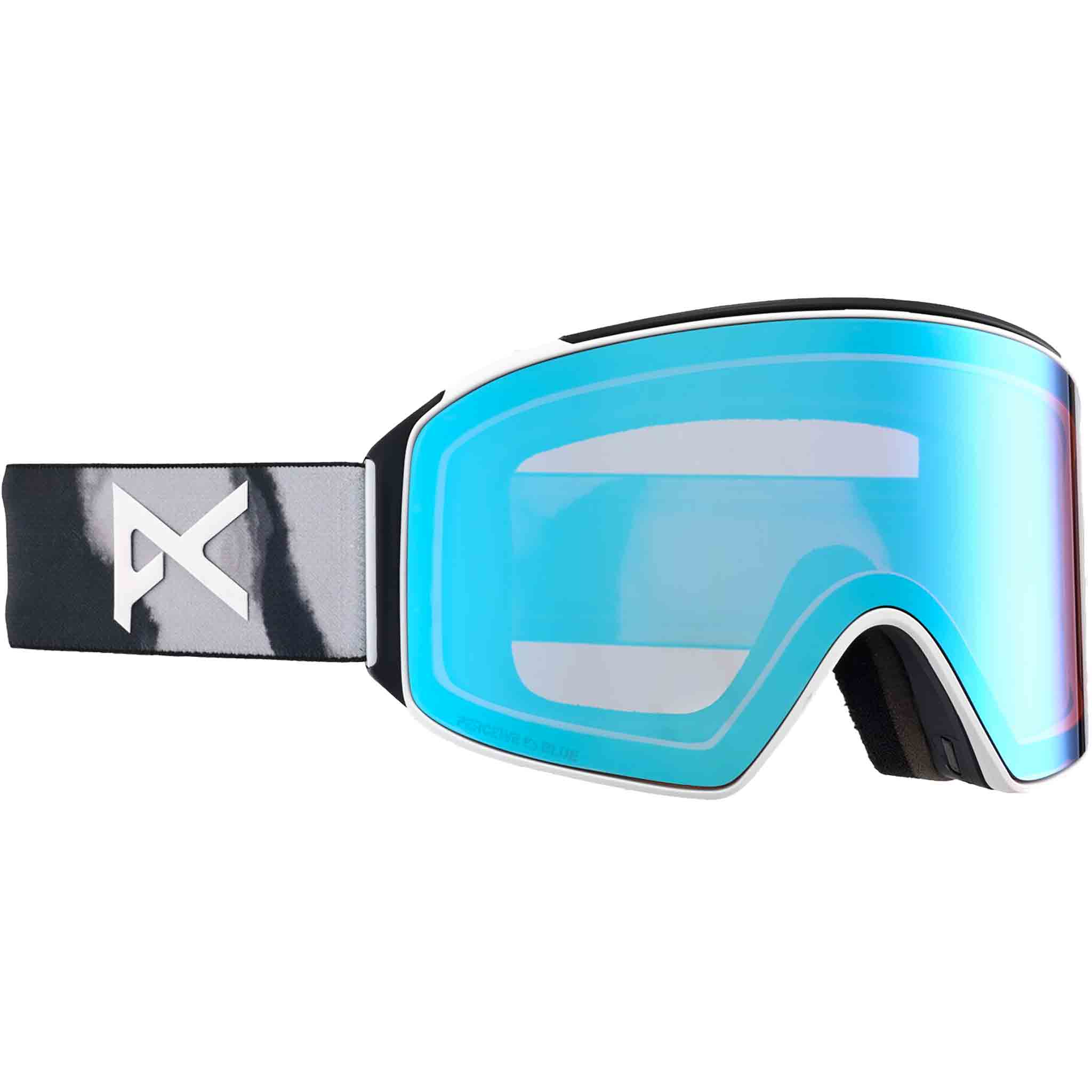 Anon M4 Cylindrical Low Bridge Goggle Family Tree Variable Blue 2025 Goggles