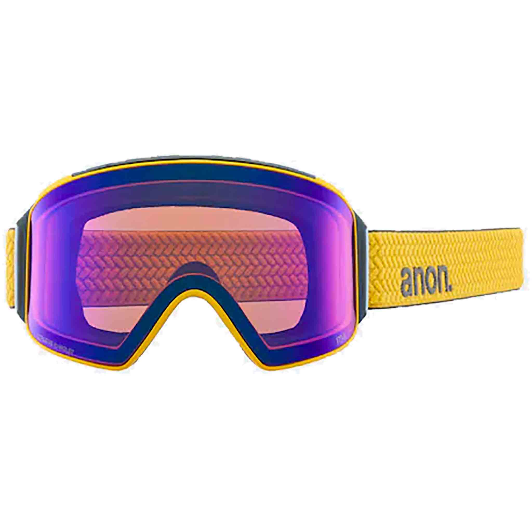 Anon M4 Cylindrical Low Bridge Goggle Golden Sunny Onyx 2025 Goggles