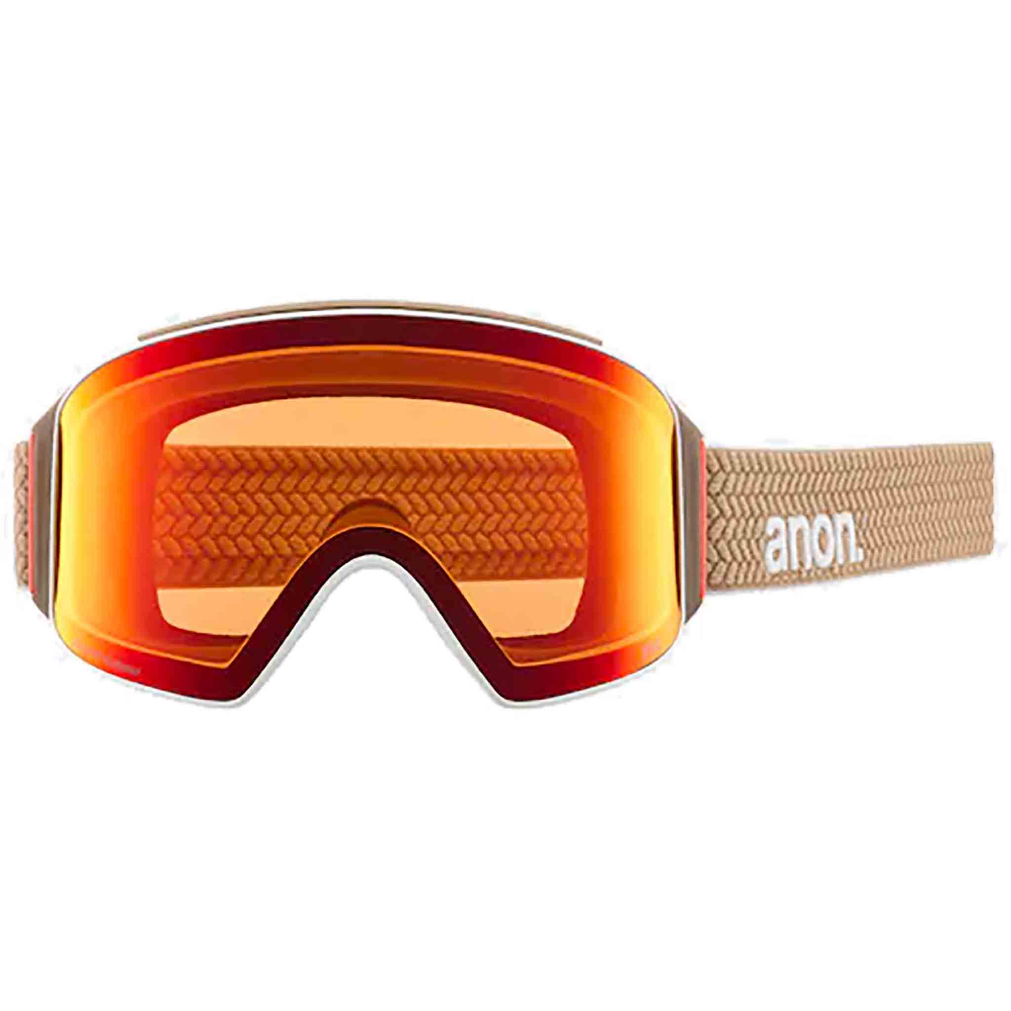 Anon M4 Cylindrical Low Bridge Goggle Summit Taupe Sunny Bronze 2025 Goggles