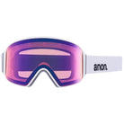 Anon M4 Cylindrical Low Bridge Goggle White Sunny Onyx 2025 Goggles