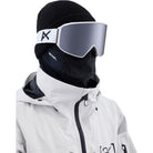 Anon M4 Cylindrical Low Bridge Goggle White Sunny Onyx 2025 Goggles