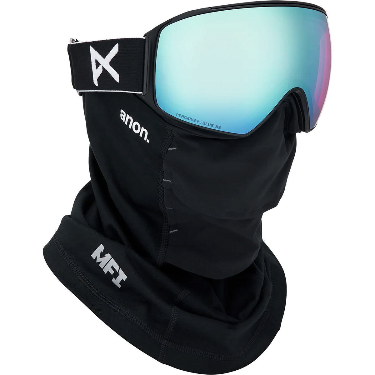 Anon M4 Toric Goggle Black Perceive Variable Blue + MFI 2027 Goggles