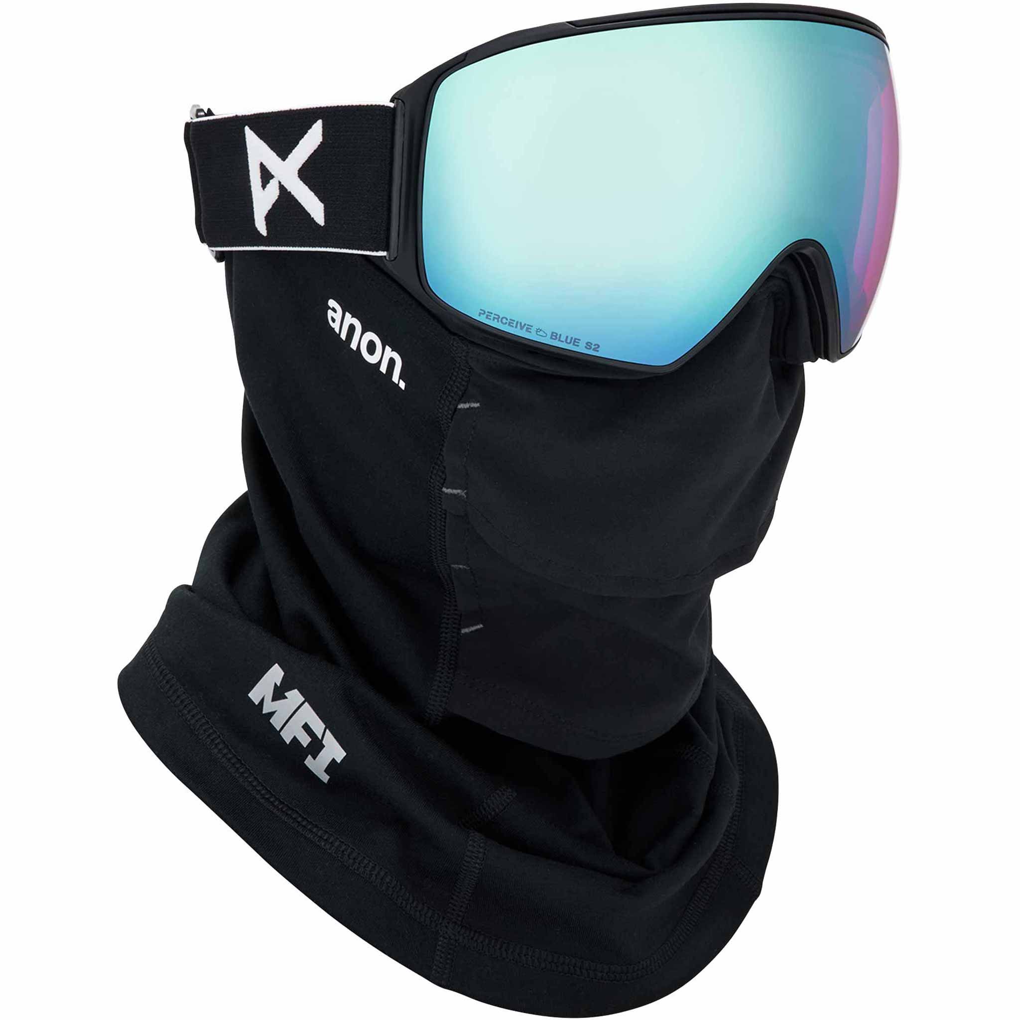 Anon M4 Toric Low Bridge Goggle + Bonus Lens + MFI Face Mask Black