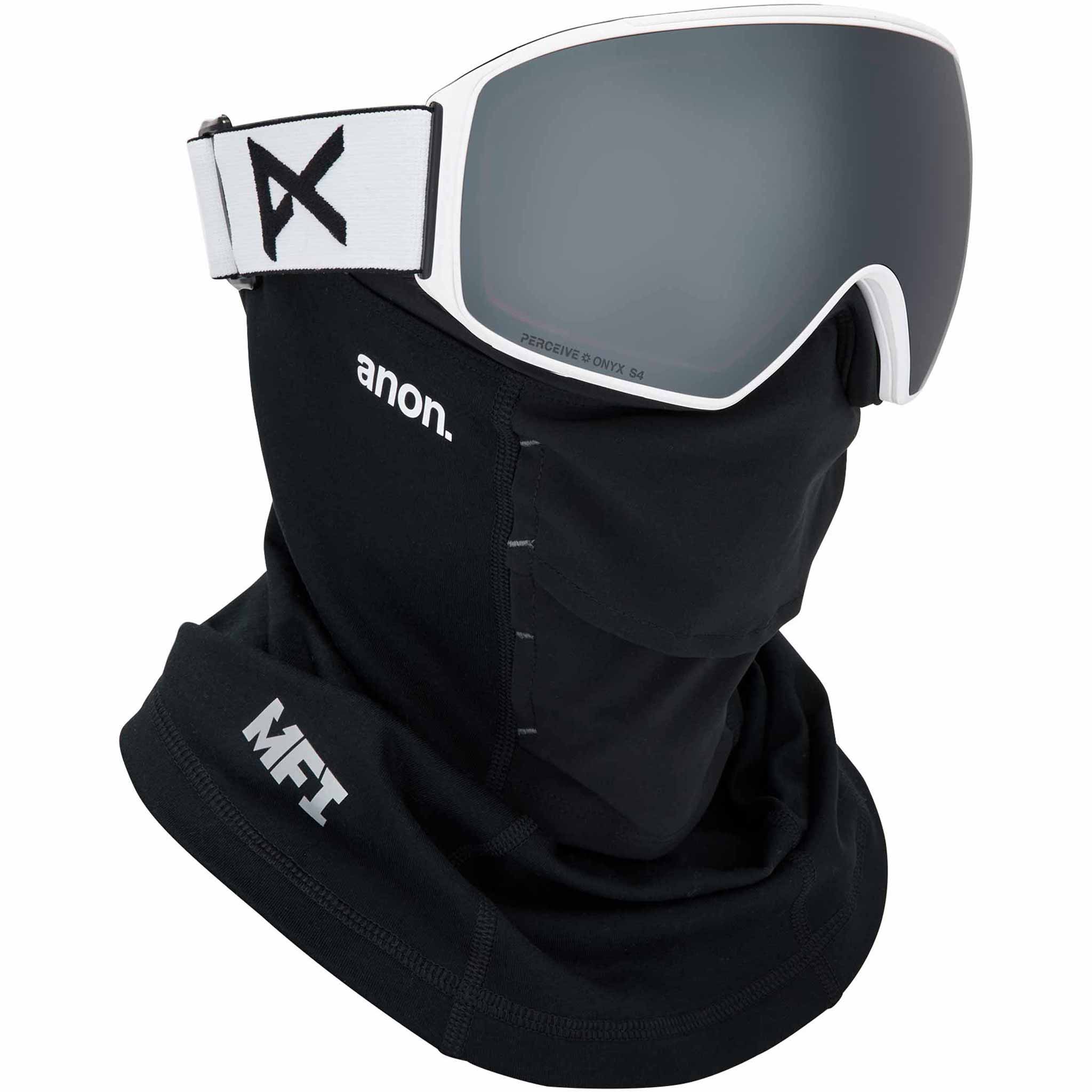 Anon M4 Toric Low Bridge Goggle + Bonus Lens + MFI Face Mask White