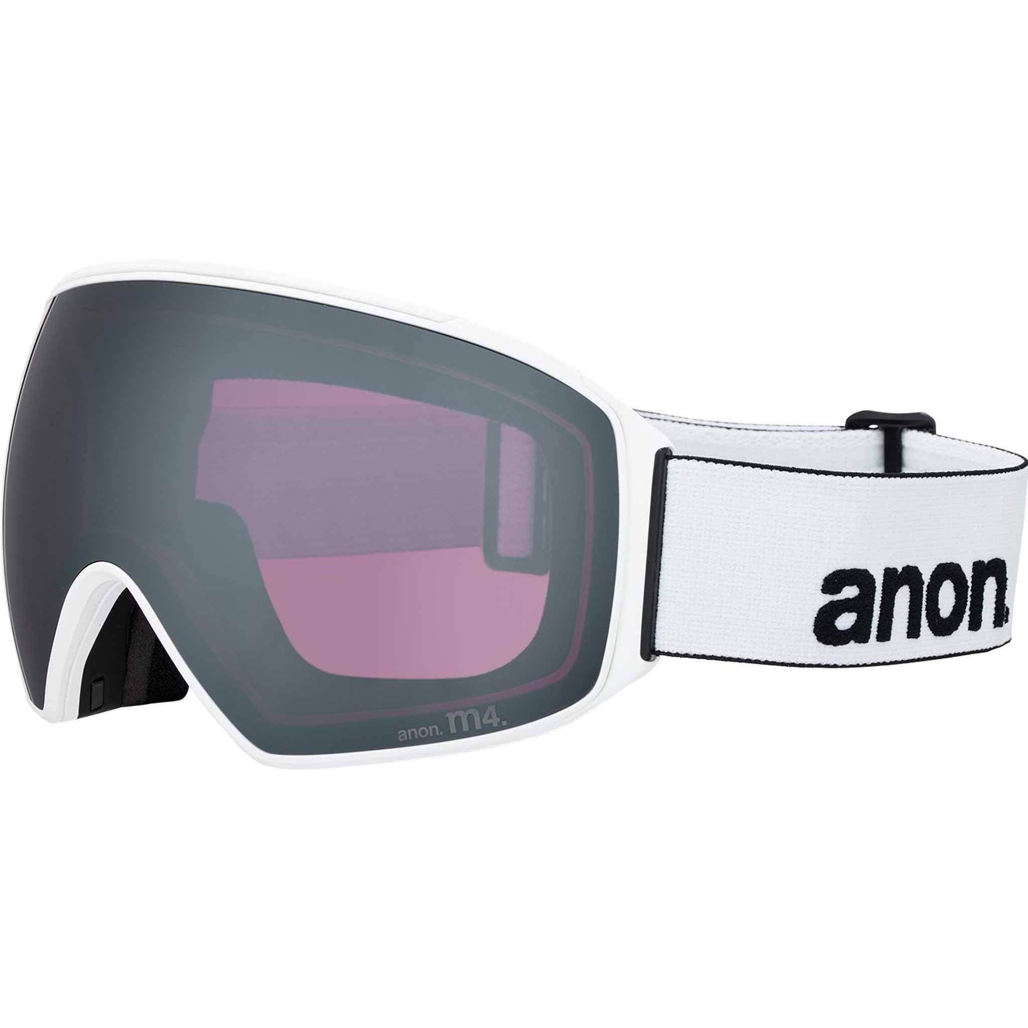 Anon M4 Toric Low Bridge Goggle + Bonus Lens + MFI Face Mask White